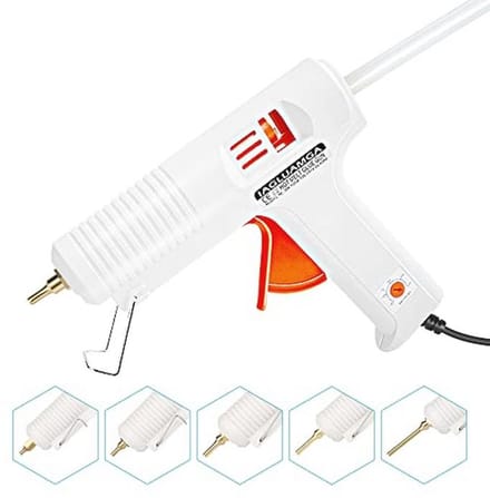 Lijmpistool met opwarmfunctie en 10 lijmstiften voor knutselprojecten
