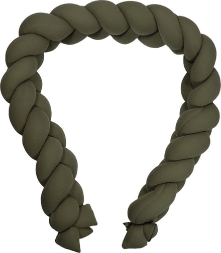 MamaLoes Soft Cotton Groen 210 cm Braided Bedbumper