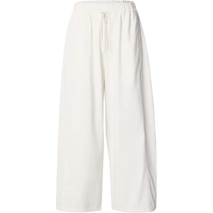 Urban Classics - Barrel Cropped Cotton Wijde broek - M - Gebroken wit