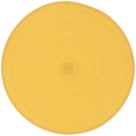 Unique Living | Placemat Daisy | Rond | Rotan | Geel | Ø 38cm
