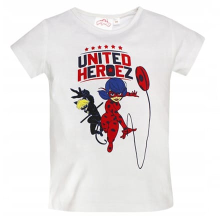 Miraculous Ladybug kort t-shirt voor kinderen, top 4 jaar