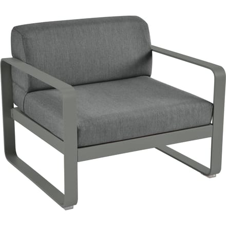 Fermob BELLEVIE fauteuil - 48 rozemarijn mat - A3 grafietgrijs
