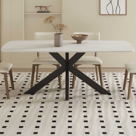 Eettafel Apollo | 180 x 90 x 76 cm | imitatie marmer