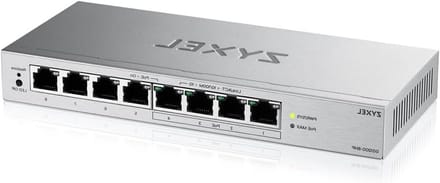 PoE Switch - Netwerk Switch - Netwerk Uitbreiden - Web Manageable - 8 Poorten - Zwart