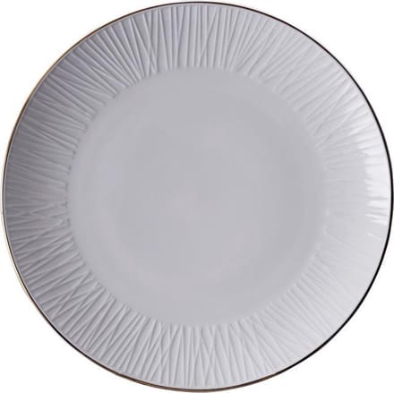 Tokyo Design Studio - Nippon White Gold Rim Plate 27.5cm Lines
