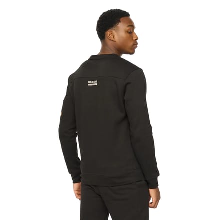 Duck and Cover Heren Applewood Sweatshirt (Zwart)