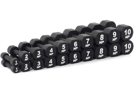 Muscle Power PU Dumbbell Set - 2 x 1 t/m 10 kg
