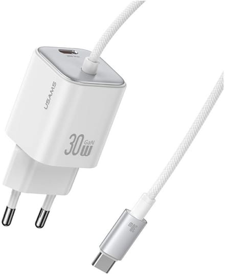 Usams Lader 30W Gań Voor Lightning Iphone 11 12 13 14 15 Snellader