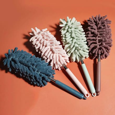 Telescopisch Verlengen Stofdoek Microvezel Chenille Thuis Roestvrij Verwijdering Staal Stofborstel Plafond Schoon Multifunctioneel