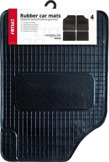 Universele auto vloermatten - RCM-02 - complete set - rubber