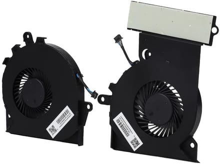Vervangende 4-Pin Interne Koelventilator voor PC - 2 Stuks CPU Koeling voor HP OMEN 15/17, Stil en Efficiënt