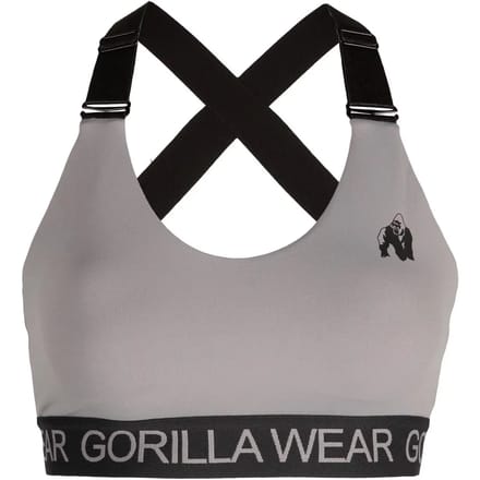 Gorilla Wear Colby Sportbeha - Grijs - L