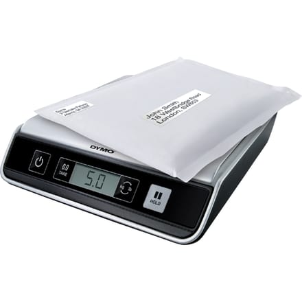 DYMO digitale postweegschaal | tot 10 kg capaciteit | 20 cm x 20 cm pakket- en verzendweegschaal