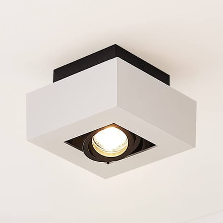 Arcchio - buitenspot - 1licht - Aluminium - H: 8.5 cm - GU10 - wit
