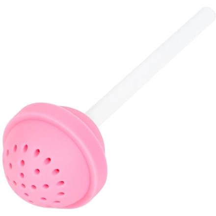 Siliconen Thee-ei Voedselkwaliteit Lolly Vorm Design Theefilter Grappige Theezeef white