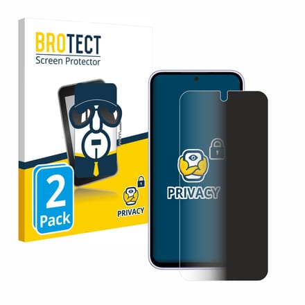 BROTECT - privacy screenprotector voor Samsung Galaxy A54 5G - Folie Beschermfolie Blauwlichtfilter 2 Stuks