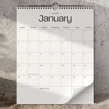 Wandkalender 2026-2027 voor Kantoorplanning - Groot Formaat Jaaroverzicht