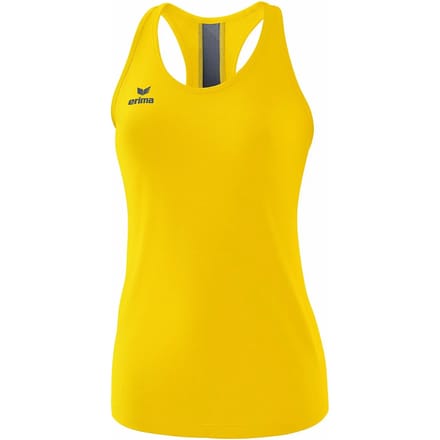 Erima Squad Tanktop Dames - Slate Grey / Zwart / Geel | Maat: 44
