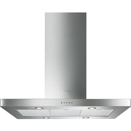 SMEG Eilandkap Afzuigkap, Eilandkap, Universeel, Roestvrij staal, 90 cm, B