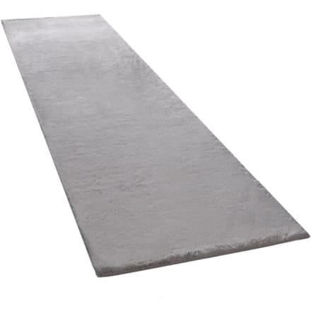 Vachtkleed Fluffy grijs  80x300 cm