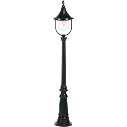 K.S. Verlichting Brescia lantaarnpaal, 148 cm, zwart