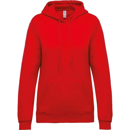Kariban Eco damessweater met capuchon K473 - Red - S