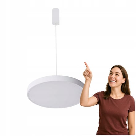 Orbitale LED Hanglamp 60cm Modern Wit - Stijlvolle Verlichting
