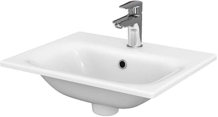 Cersanit Moduo - Wastafelmeubel 50x40 cm, met overloop, kraangat, wit K116-042