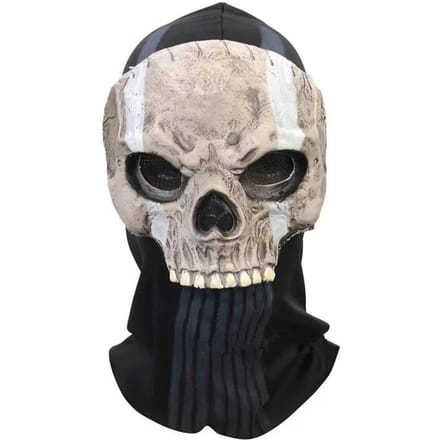 Masque fantôme V2 - Operador MW2 Airsoft COD Cosplay Airsoft masque complet crâne tactique gray