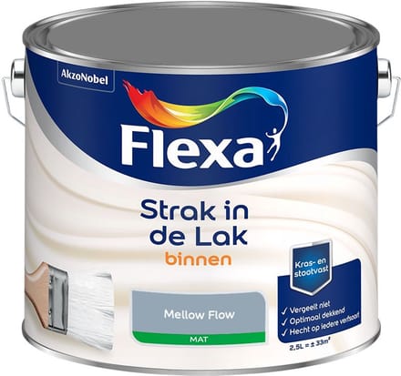 Flexa - Strak In De Lak Binnenlak Mat - Mellow Flow - Mengverf - 2,5 L