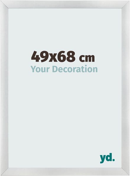 Your Decoration - Fotolijst 49x68 cm - MDF - Zilver Mat - Pisa