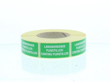 Sticker langwerkende pijnstiller