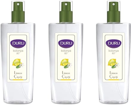 Lemon Cologne Limon Kolonya Spray Pumpflasche 150 ml (3 Stück Angebot)