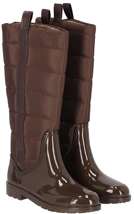Bruin gevoerde Fashion dames regenlaars van XQ 41