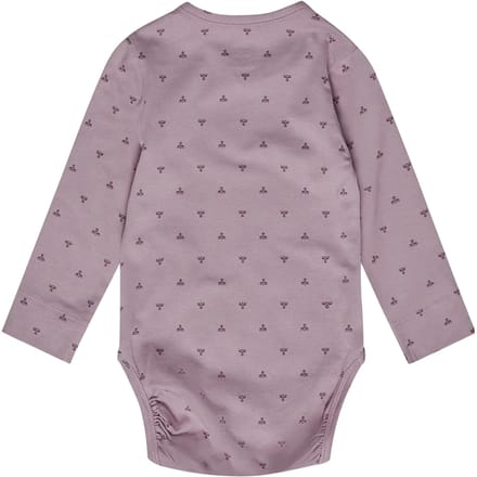 Hummel kinderbody met lange mouwen Hmlmini Bee Aop L/S 230320