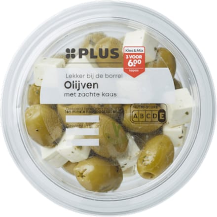 Olijven zachte kaas