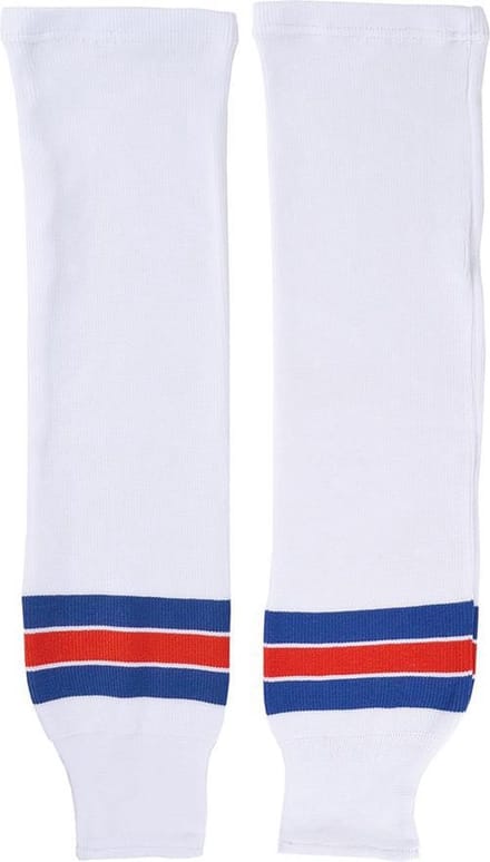 IJshockey sokken Junior New York Rangers wit/rood/blauw