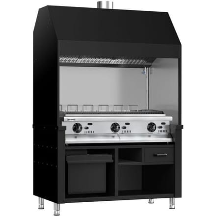 GGM Gastro Gasgrill BERLIN - 1360mm - Schwarz