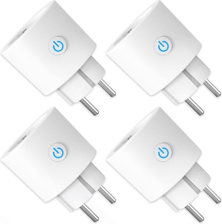 Slimme Stekker met Stroomverbruikmeter - Smart Plug 16A Compatibel met Alexa en Google Home