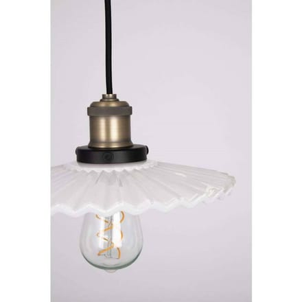 Globen Lighting hanglamp COBBLER, wit, Ø 25 cm