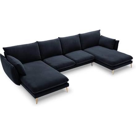 5-zitshoekbank Elio velvet | Milo Casa