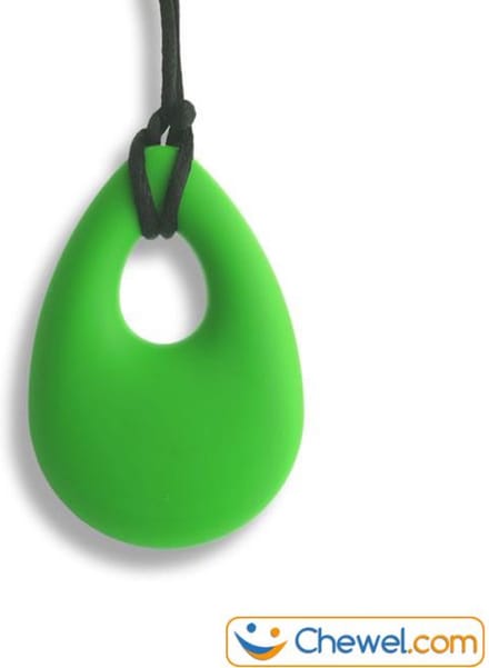 Bijtketting Kauwketting | Druppel | Chewelry | Limegroen | Chewel ®