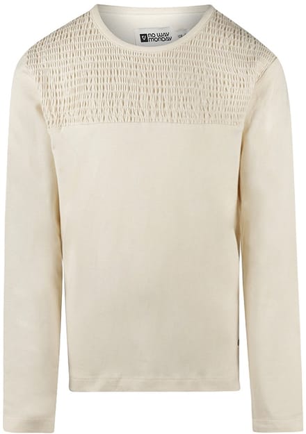 No Way Monday - Meisjes shirt - Offwhite