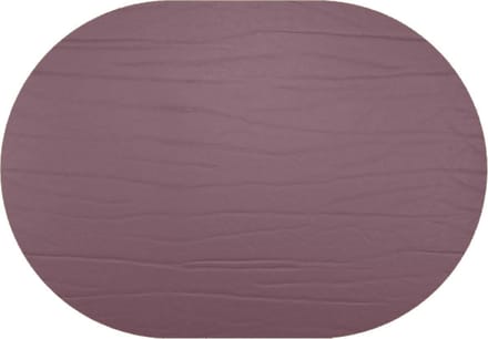 Daff Leatherixx Dumbo Placemat - Leer - Ovaal - 34 x 42 cm - Eggplant