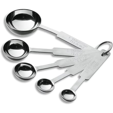 Set van 5 maatlepels Lacor 18/10