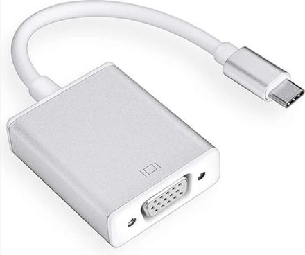 *** USB-C naar VGA Adapter geschikt voor Macbook/Chromebook/Acer/ Dell/HP/Lenovo - Hub - Laptop Computer - van Heble® ***