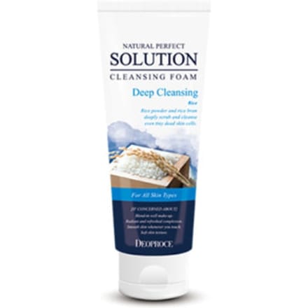 Deoproce Natural Perfect Solution Reinigingsschuim Rijst 170g*1St/2St/3St 1Pc white