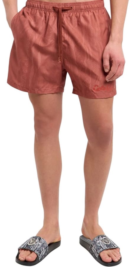 Carlo Colucci Heren Korte Broek Rood C2792/341