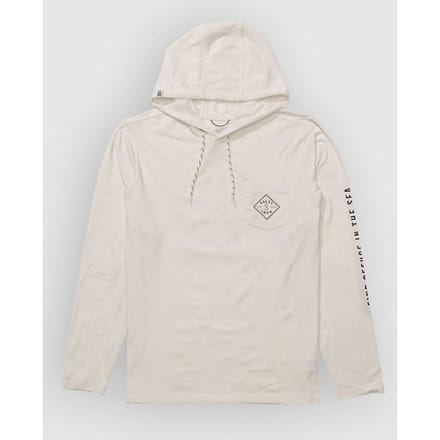 Salty Crew Tippet Hood Tech Longsleeve Lycra wit