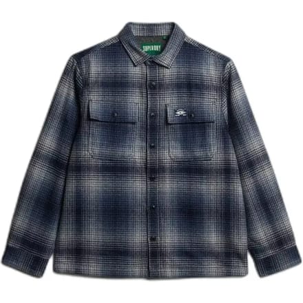 Superdry - Wollen Miller Overshirt - Heren - Lange mouwen shirts